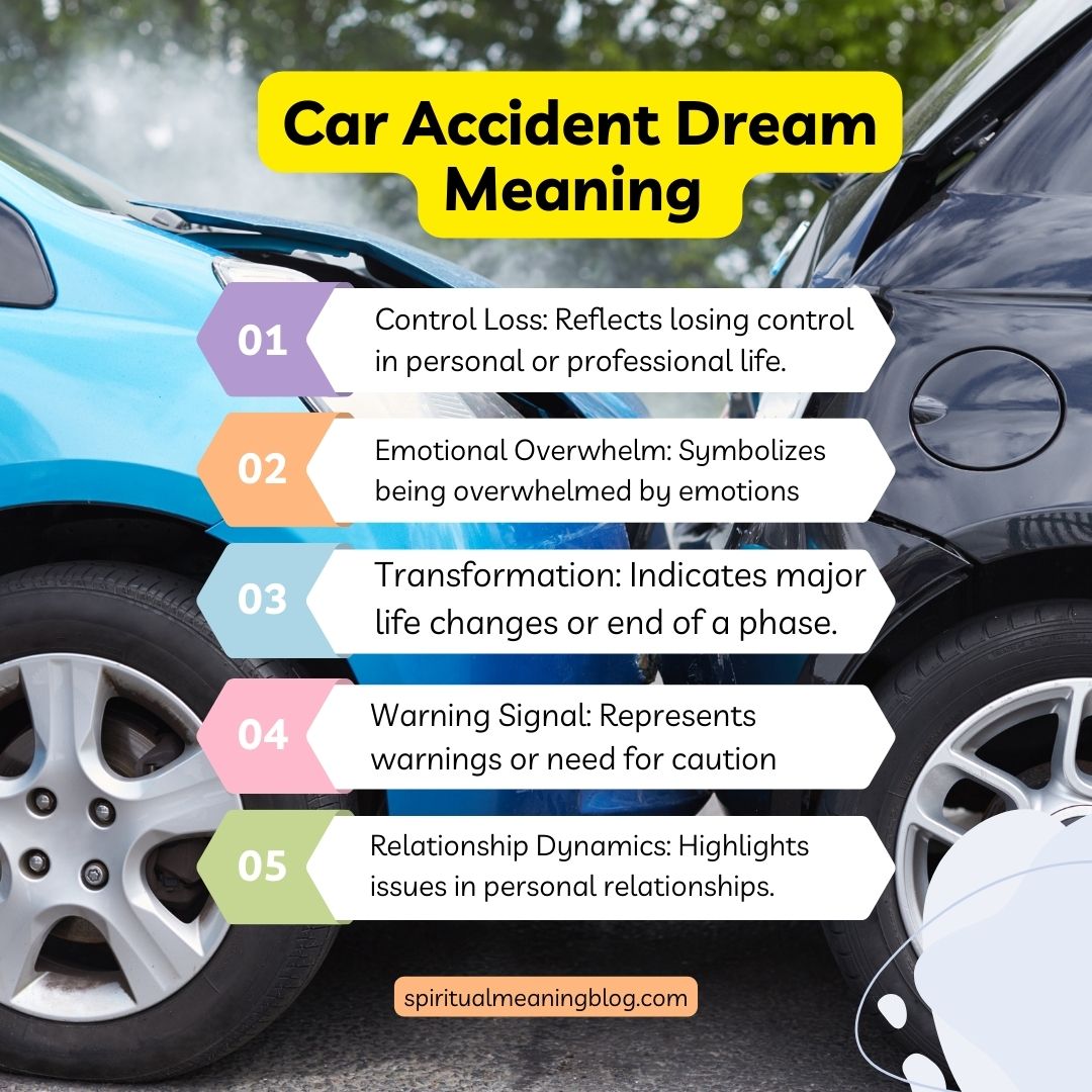 dream of someone dying in a car accident spiritual meaning